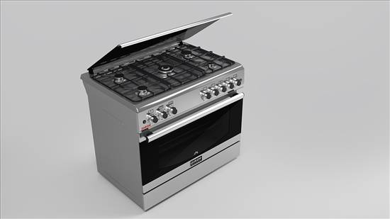 فر-گاز ایستاده 900میلی