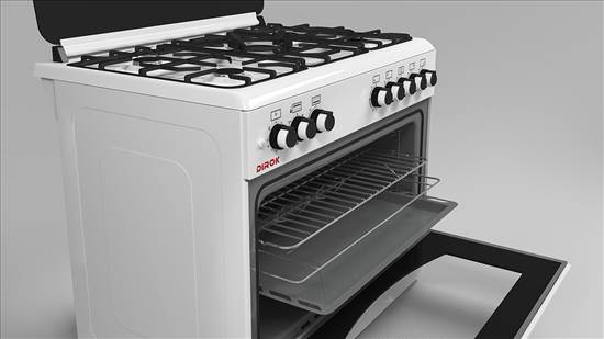 فر-گاز ایستاده 900میلی